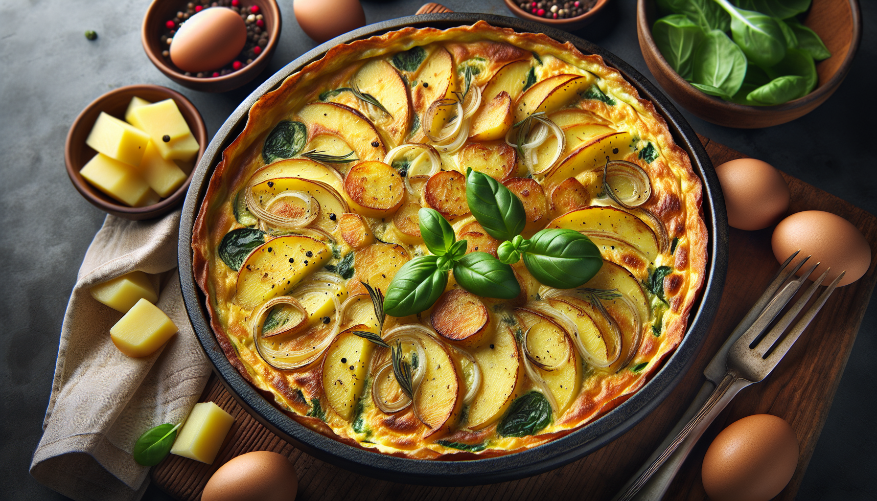 frittata con patate